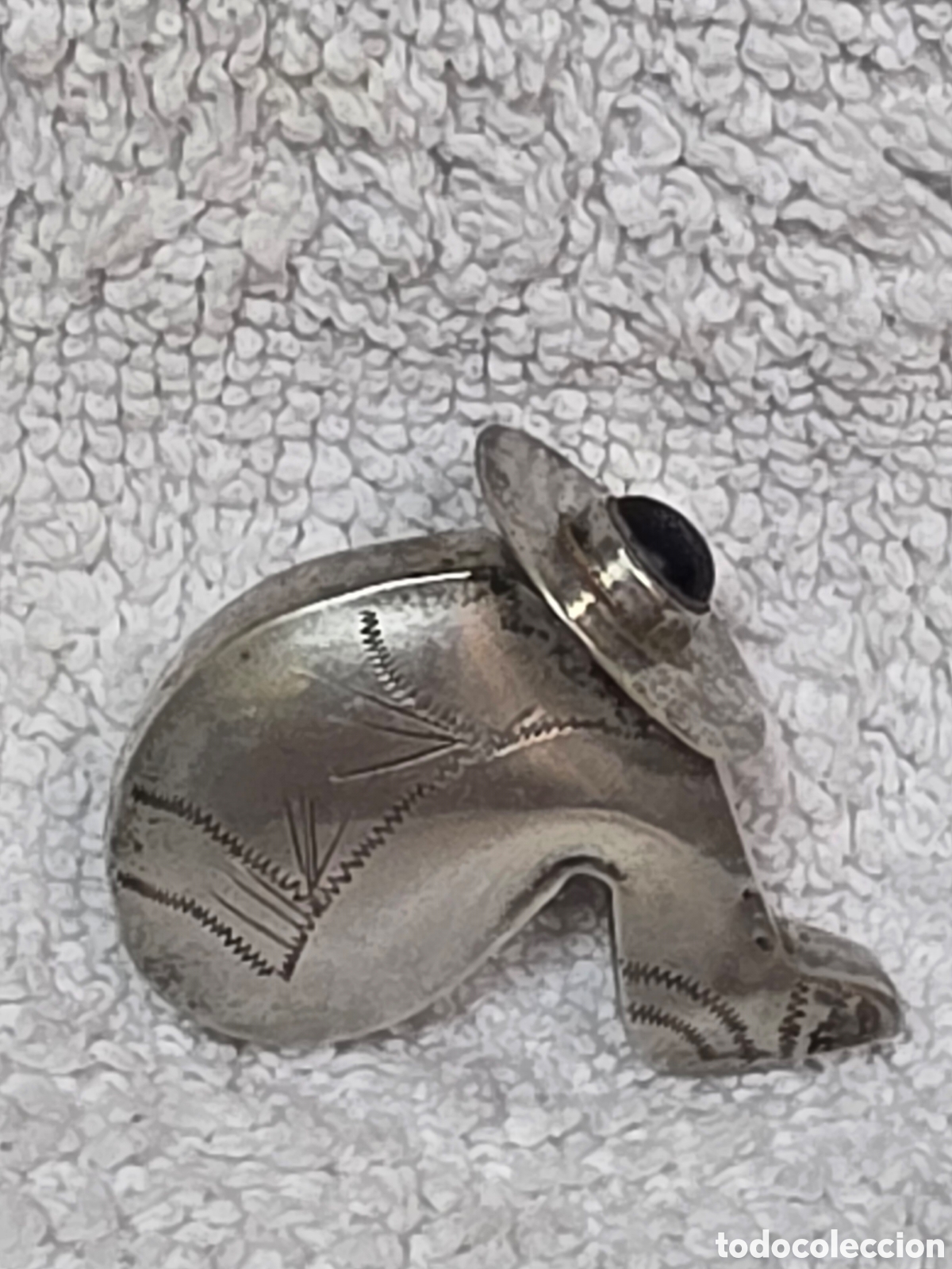 Joyeria: BROCHE O ESENCIERO PLATA CON PIEDRA