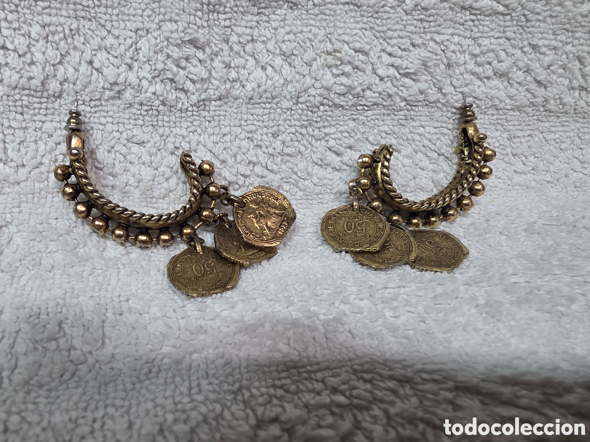 Joyeria: PENDIENTES ESTILO BOHEMIO A&Ntilde;OS 40