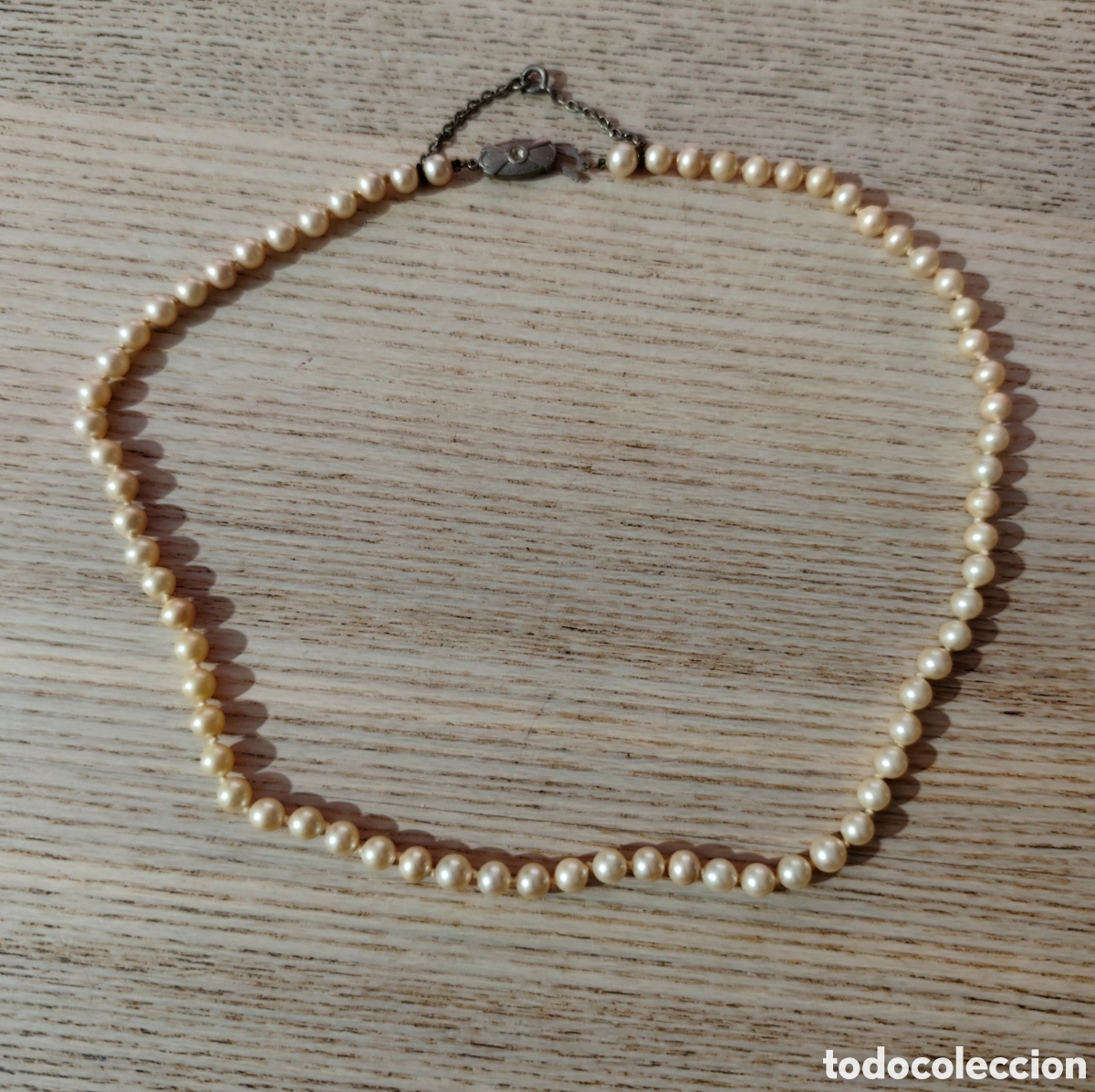 Gioielleria: Collar perlas vintage. Cierre seguridad antiguo parece plata