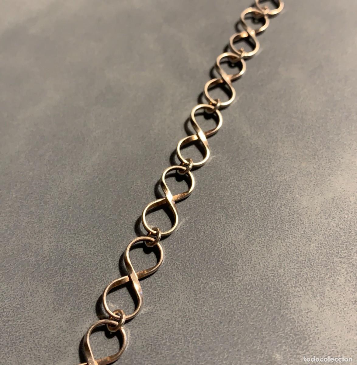 Joyeria: Pulsera de eslabones infinito/INFINITY en plata de ley - Foto 2