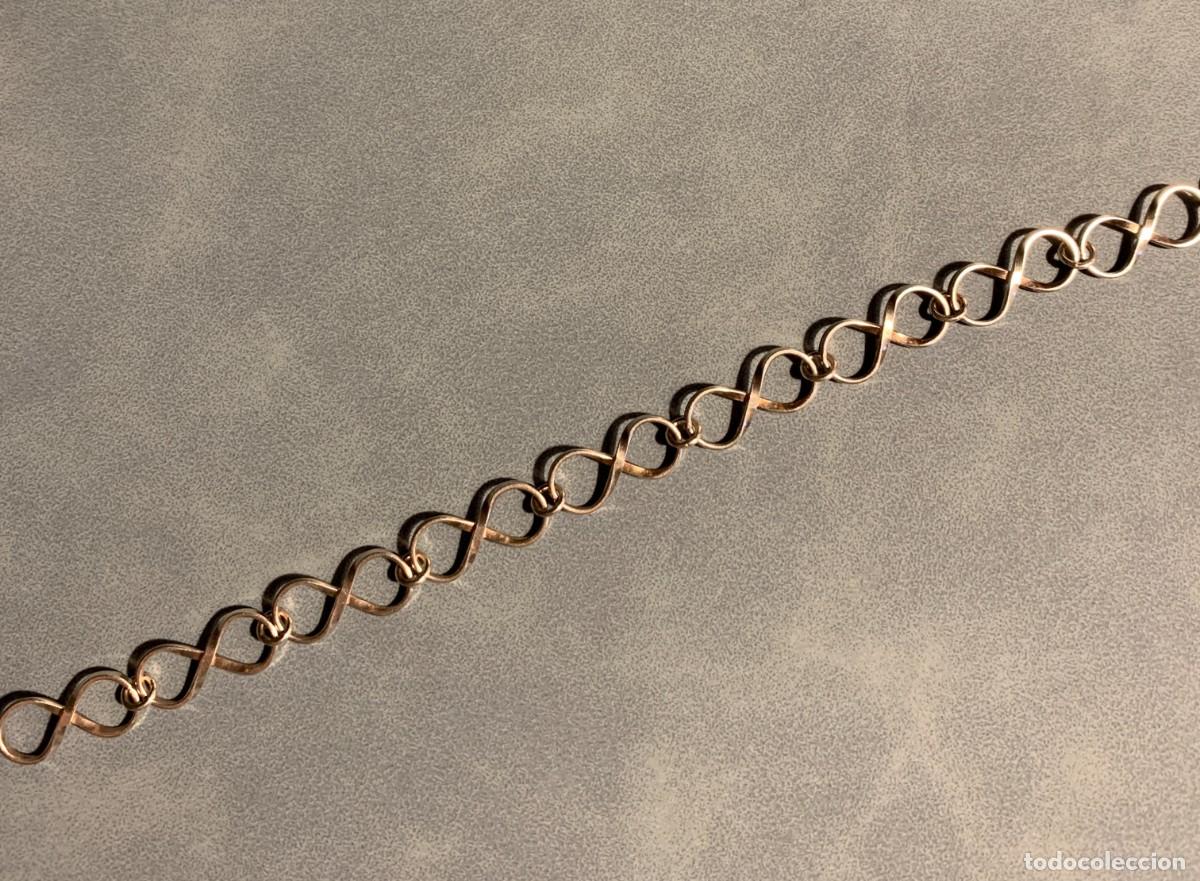 Joyeria: Pulsera de eslabones infinito/INFINITY en plata de ley - Foto 3