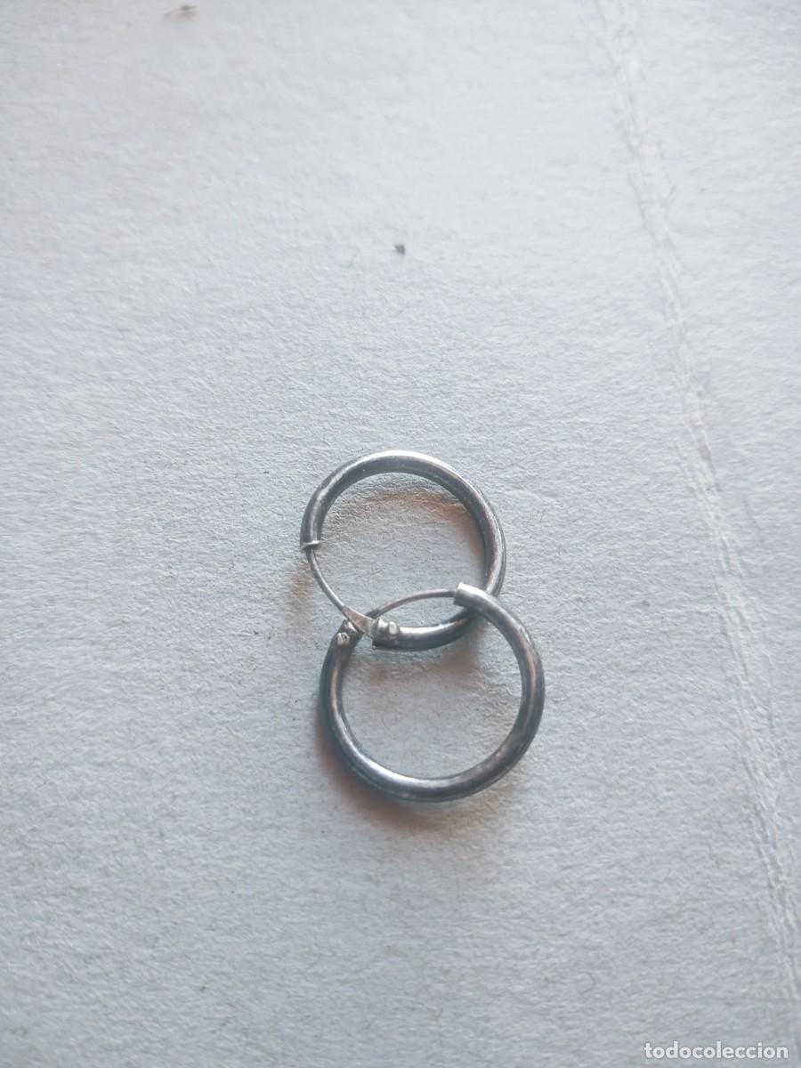 Joyeria: BONITOS PENDIENTES ARO ANTIGUOS PLATA 925