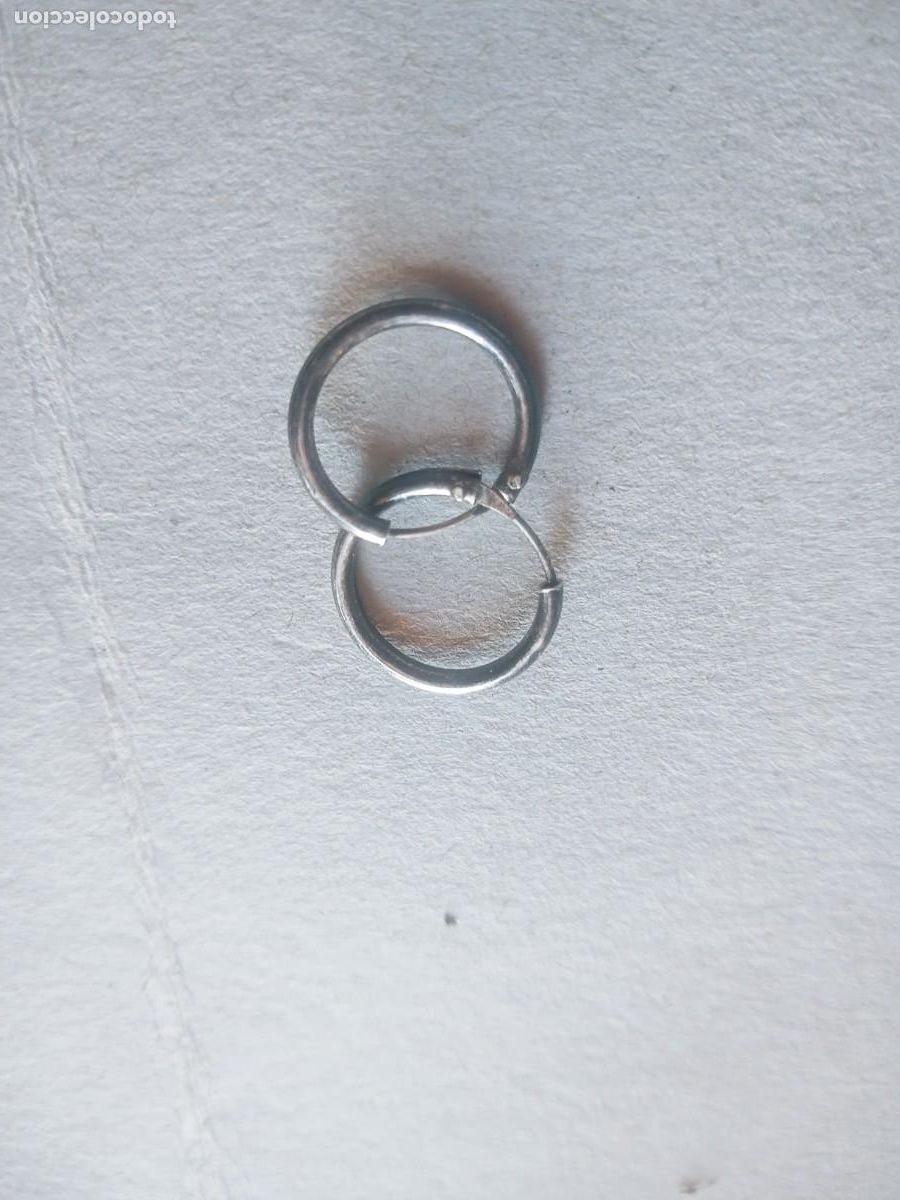 Joyeria: BONITOS PENDIENTES ARO ANTIGUOS PLATA 925
