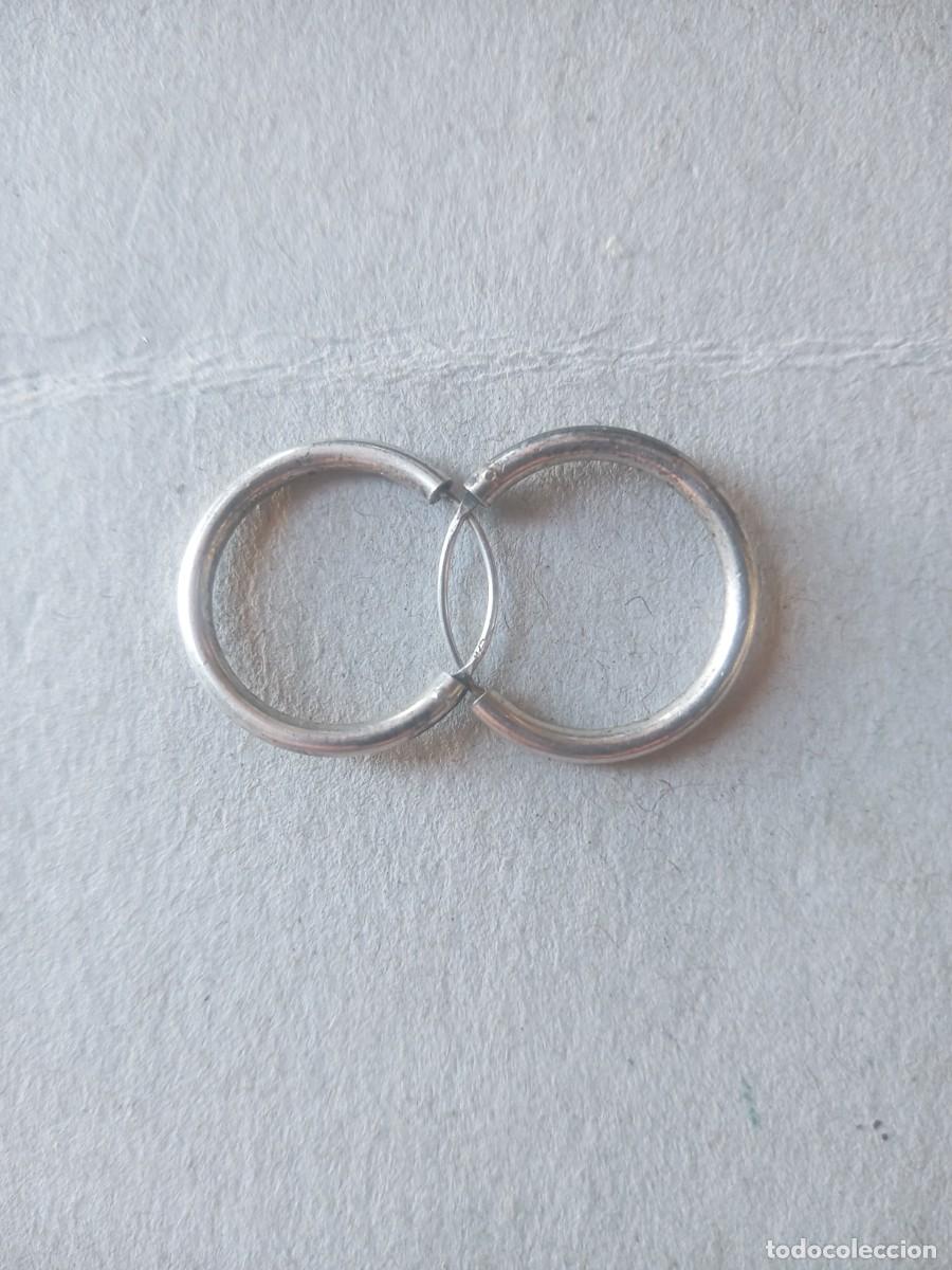 Joyeria: BONITOS PENDIENTES ARO ANTIGUOS PLATA 925 - Foto 8