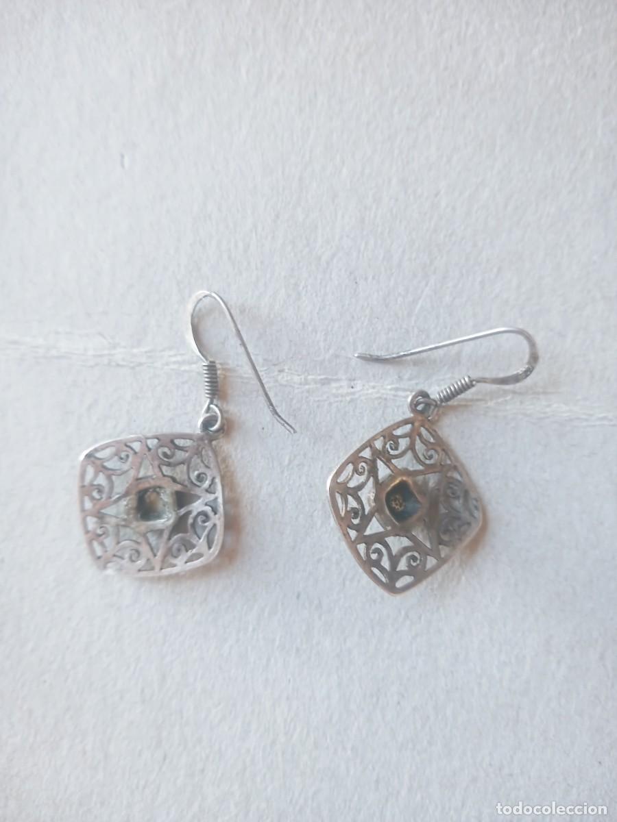 Joyeria: BONITOS PENDIENTES ANTIGUOS PLATA 925 - Foto 2