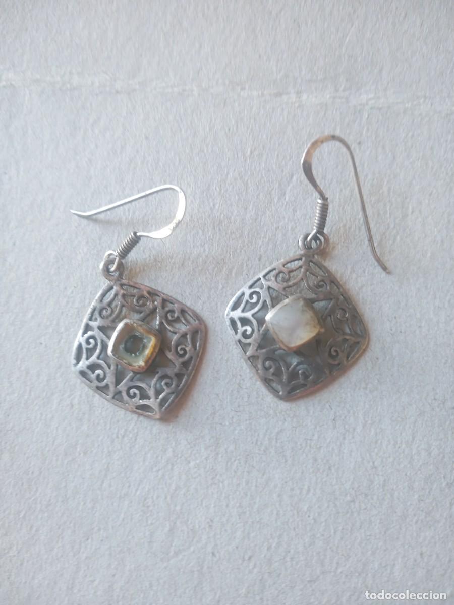 Joyeria: BONITOS PENDIENTES ANTIGUOS PLATA 925 - Foto 3