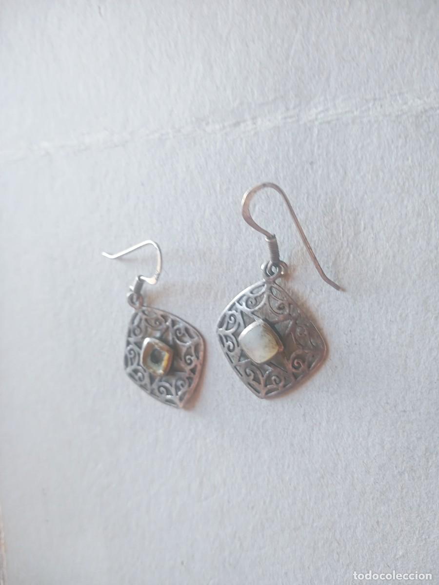 Joyeria: BONITOS PENDIENTES ANTIGUOS PLATA 925 - Foto 4