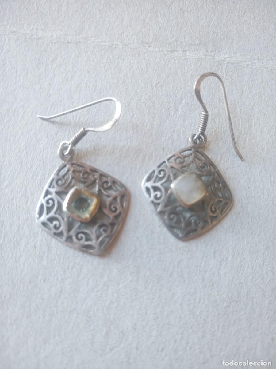 Joyeria: BONITOS PENDIENTES ANTIGUOS PLATA 925 - Foto 6