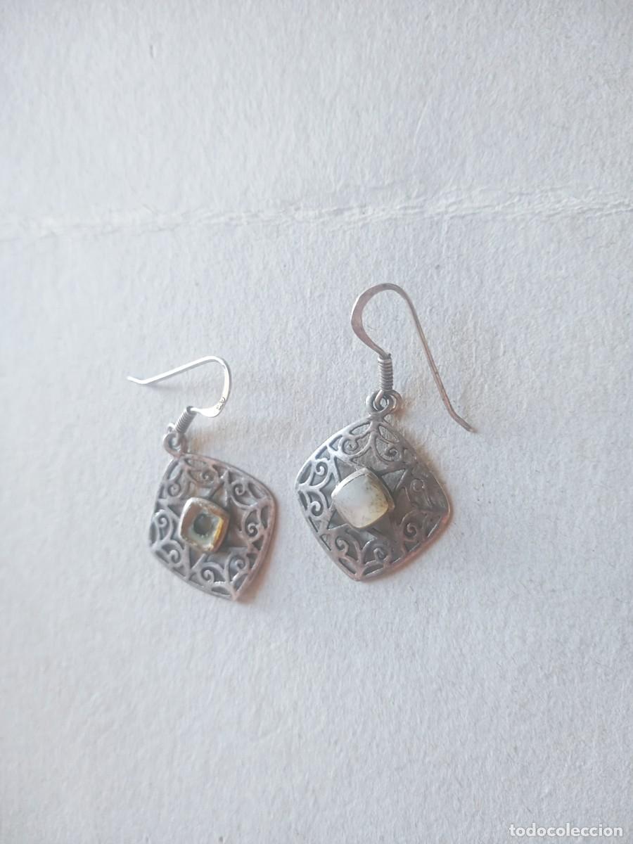 Joyeria: BONITOS PENDIENTES ANTIGUOS PLATA 925 - Foto 8