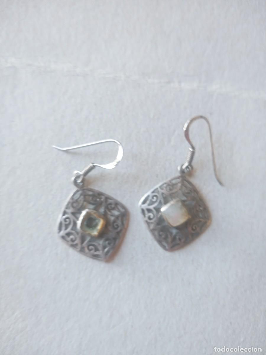 Joyeria: BONITOS PENDIENTES ANTIGUOS PLATA 925 - Foto 9