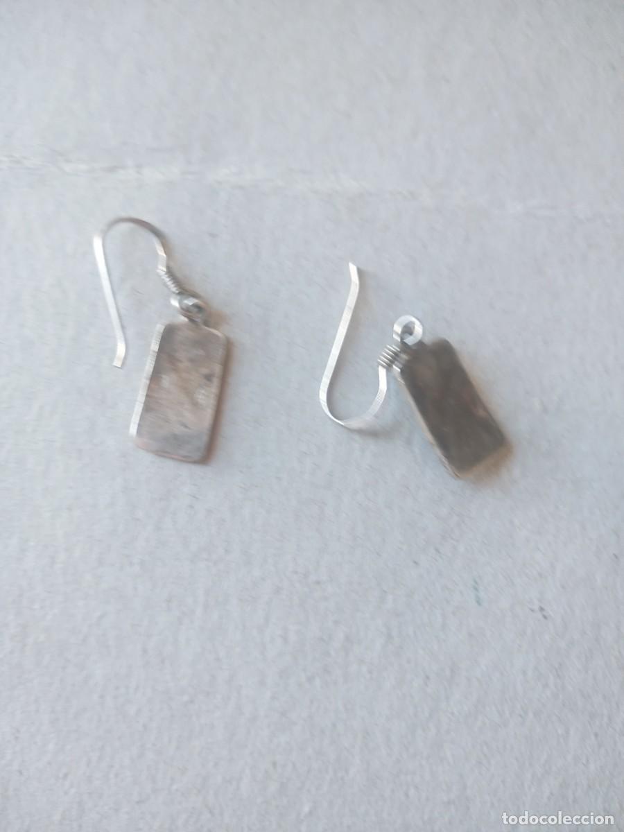 Joyeria: BONITOS PENDIENTES ANTIGUOS PLATA 925 y ESMALTE - Foto 2