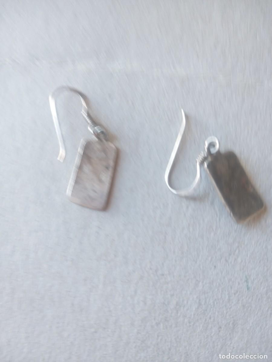Joyeria: BONITOS PENDIENTES ANTIGUOS PLATA 925 y ESMALTE - Foto 3