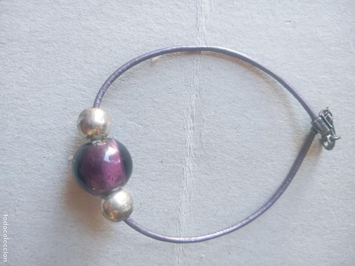 Joyeria: PULSERA ANTIGUA PLATA 925 Y PIEDRA