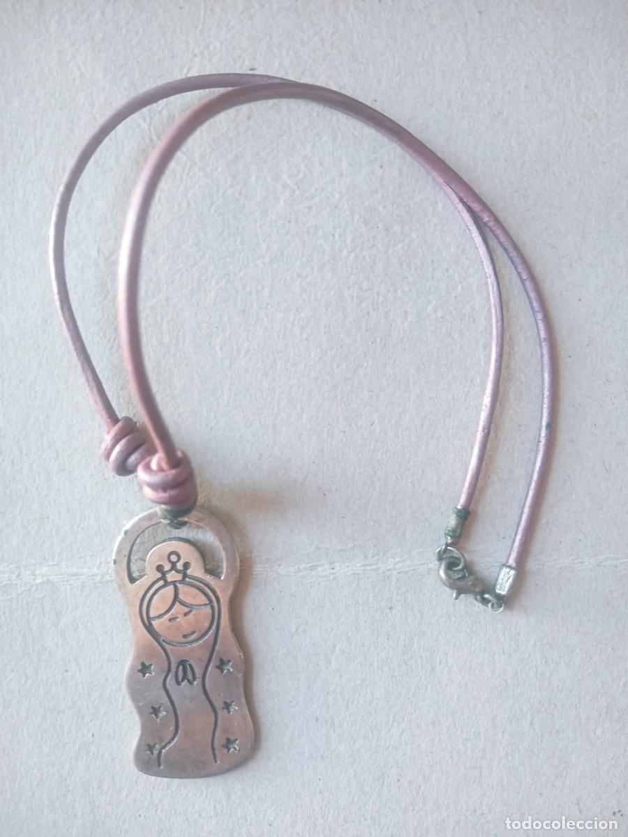 Joyeria: BONITO COLGANTE ANTIGUO PLATA 925 ( VIRGEN)