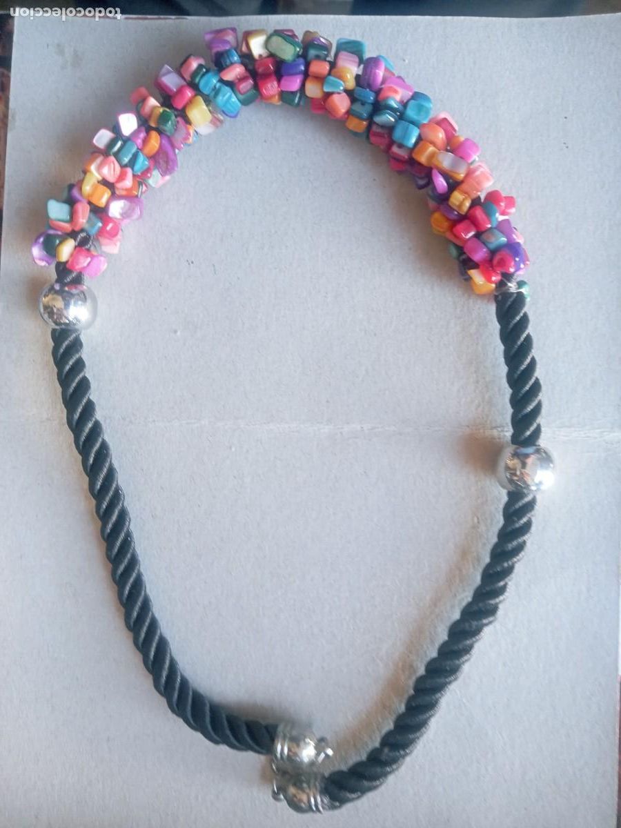 Joyeria: MARAVILLOSO COLLAR ANTIGUO DE PIEDRAS