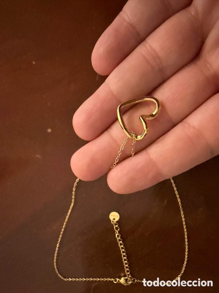 Joyeria: Colgante corazon dorado - Foto 5