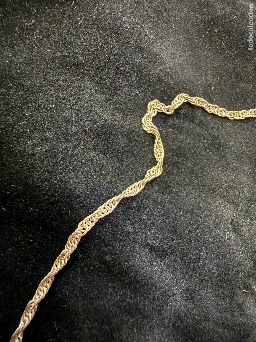 Joyeria: CADENA CORDON DE PLATA CONTRASTADA - MEDIDA ABIERTA 60 CM - Foto 4
