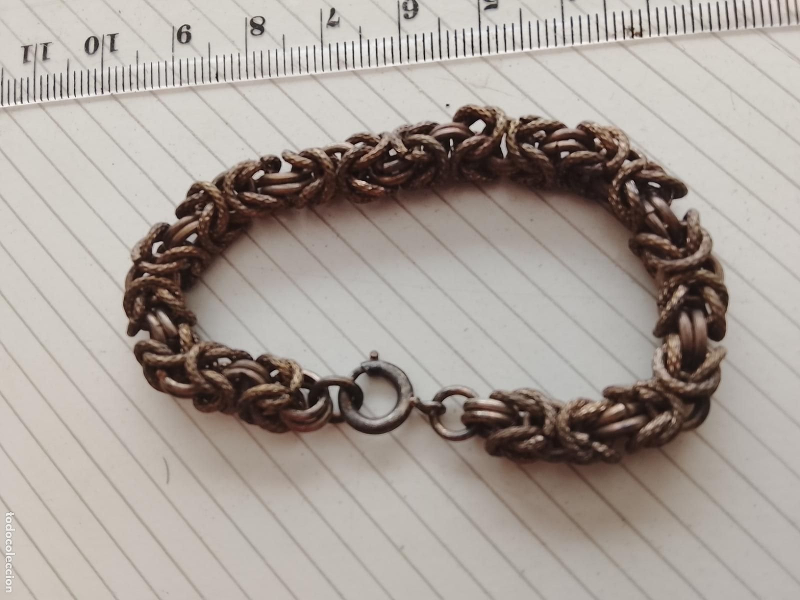 Joyeria: Pulsera antigua de plata