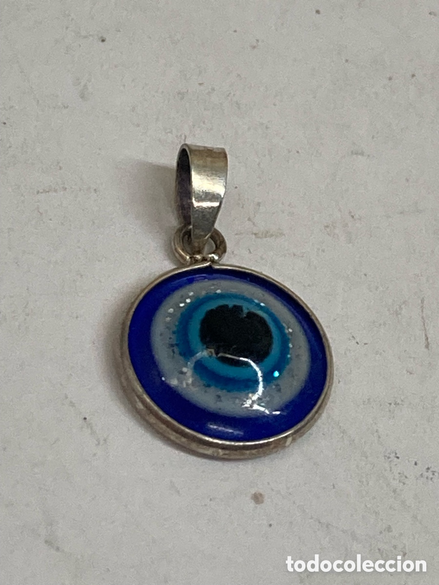 Joyeria: Colgante de plata y cristal Murano C639