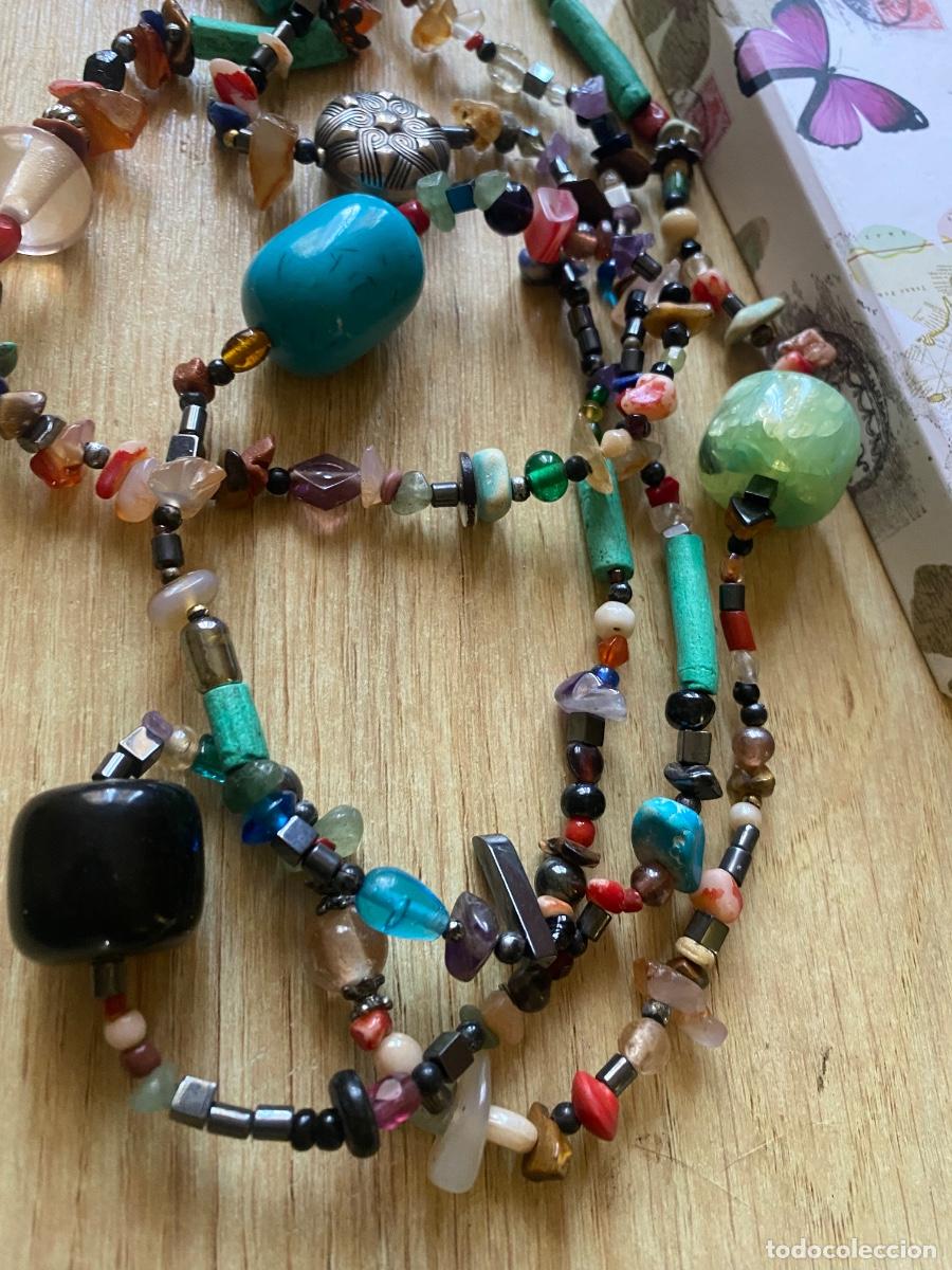 Joyeria: Collar de piedras vintage