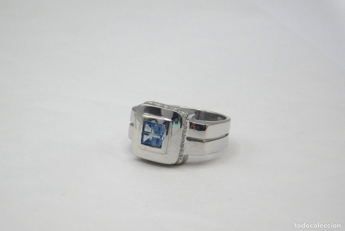 Joyeria: FANT&Aacute;STICO ANILLO DE ORO BLANCO Y BRILLANTES