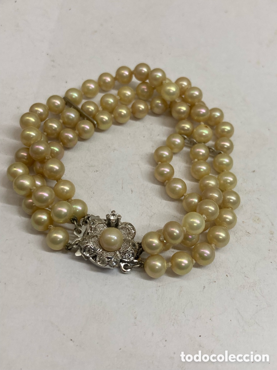 Joyeria: Pulsera de plata y perlas Pul401