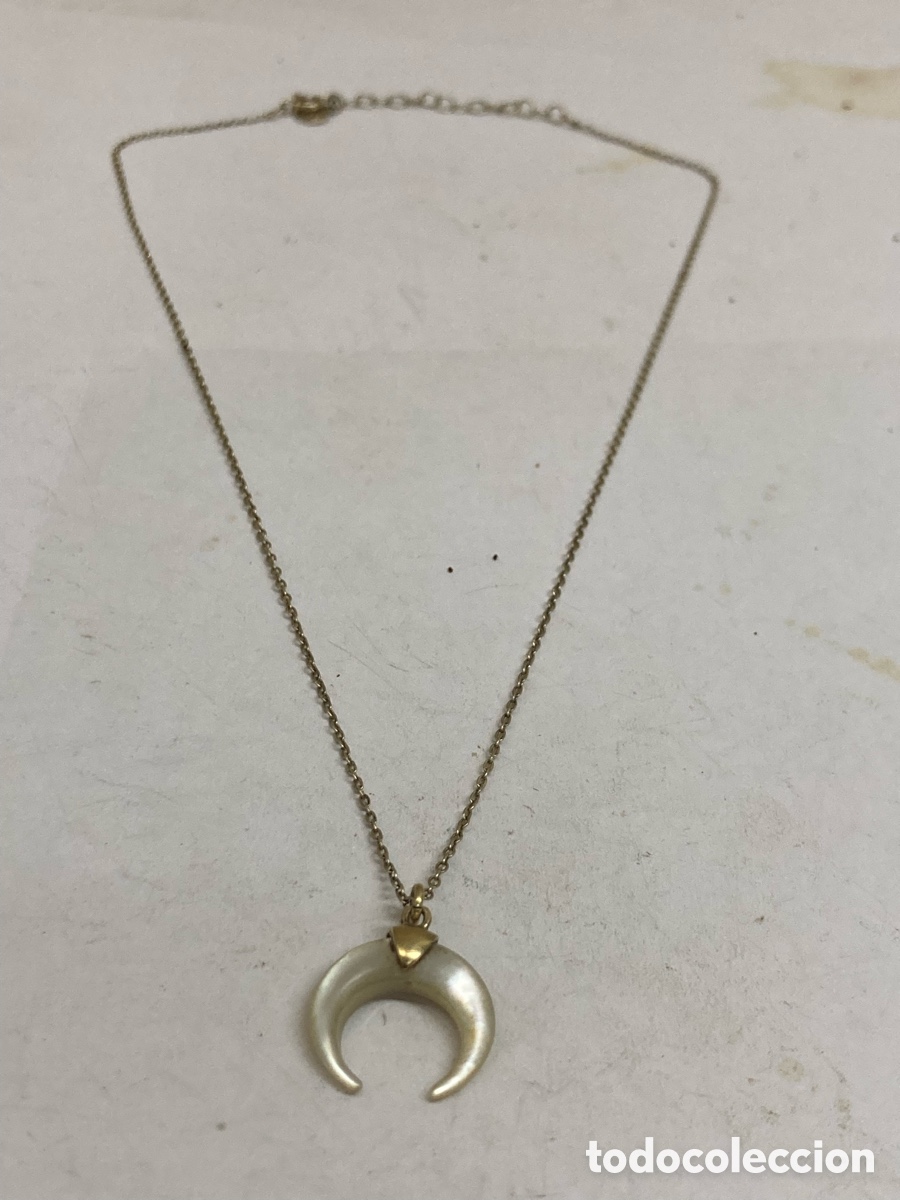 Joyeria: Collar de plata y n&aacute;car CC496