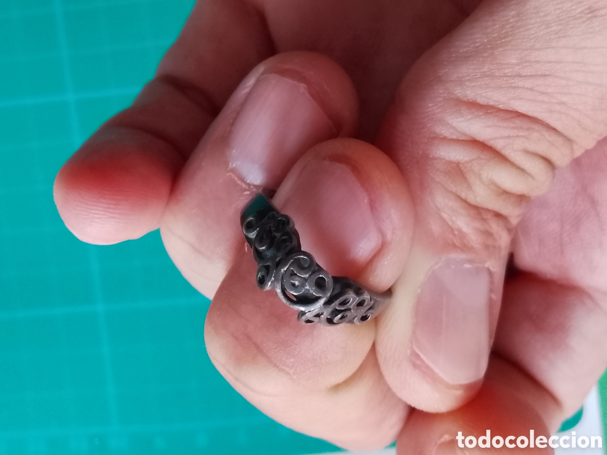 Joyeria: ANILLO . RING . METAL . VINTAGE - Foto 3