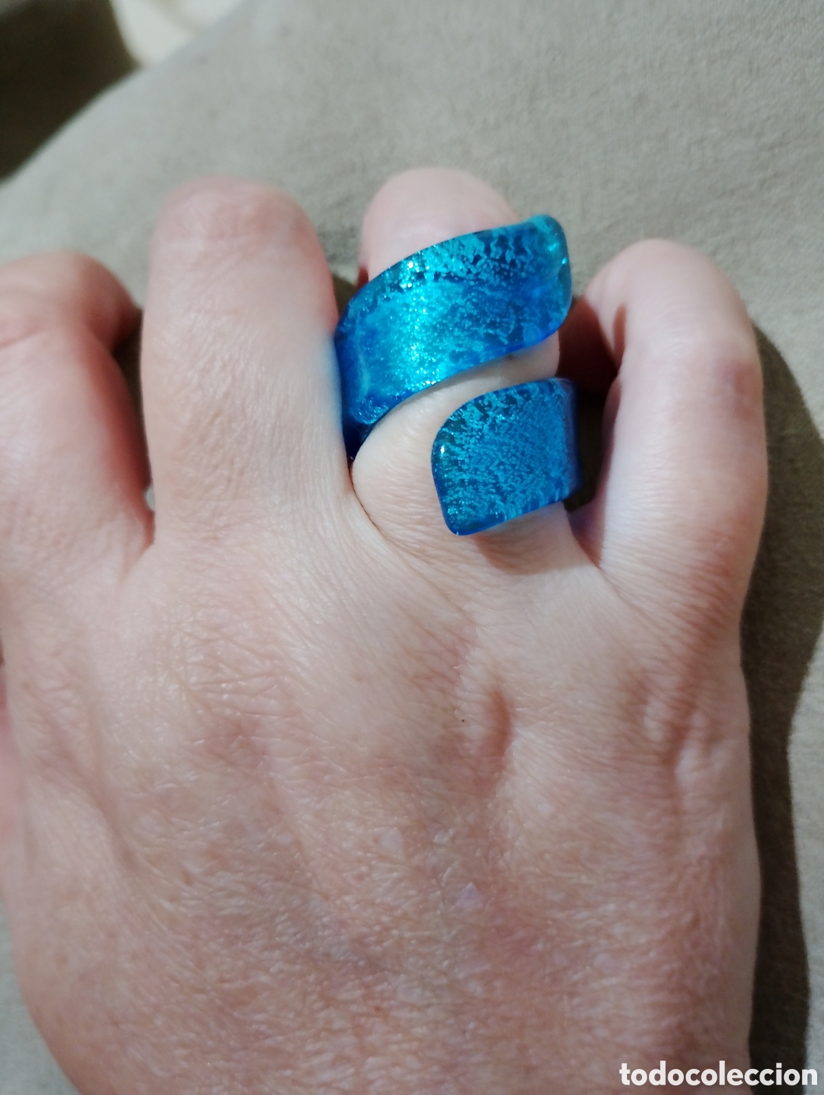 Joyeria: Anillo cristal Murano - Foto 1