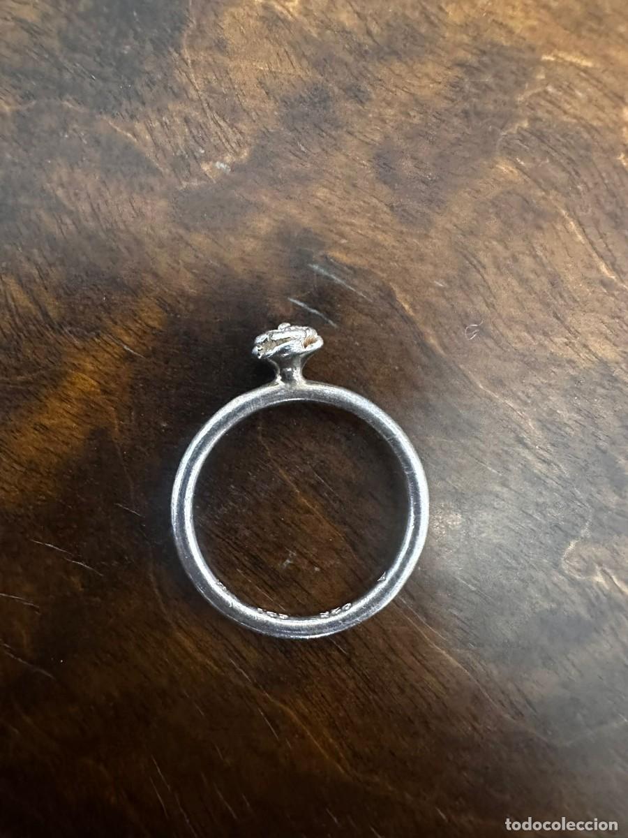 Joyeria: ANILLO FINLAND&Eacute;S VINTAGE DE PLATA 925 - MOTIVO ROSA - PUNZ&Oacute;N OFICIAL SPJ (SUOMI)