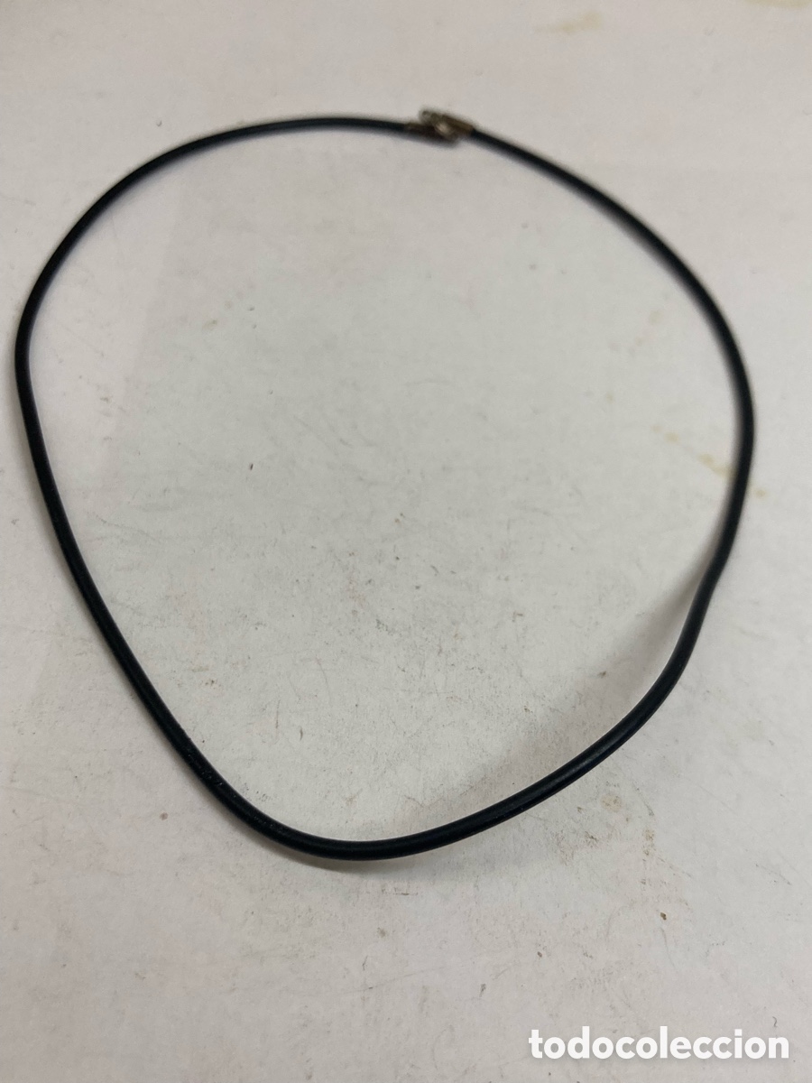 Gioielleria: Collar de plata y caucho CC497