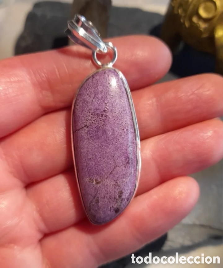 Joyeria: Colgante de Stichtita, Plata 925. - Foto 2