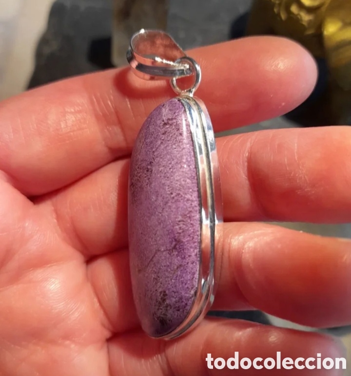 Joyeria: Colgante de Stichtita, Plata 925. - Foto 3