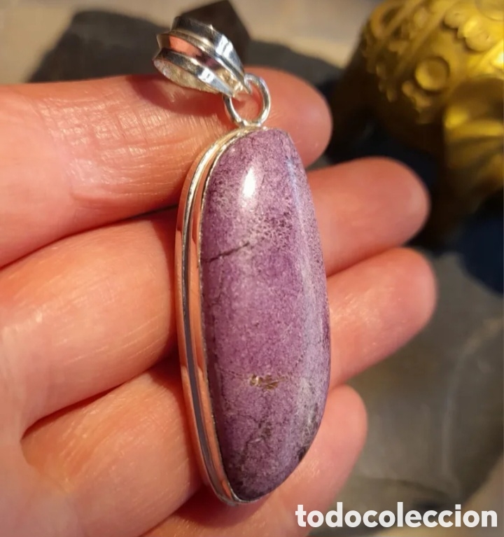 Joyeria: Colgante de Stichtita, Plata 925. - Foto 4