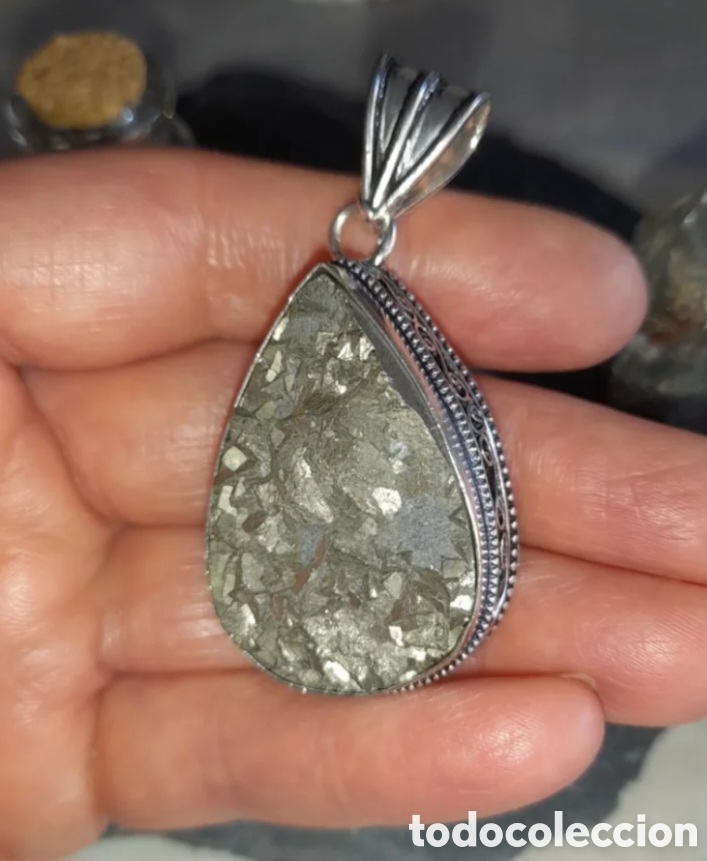 Joyeria: Colgante de Pirita, Plata 925 - Foto 2