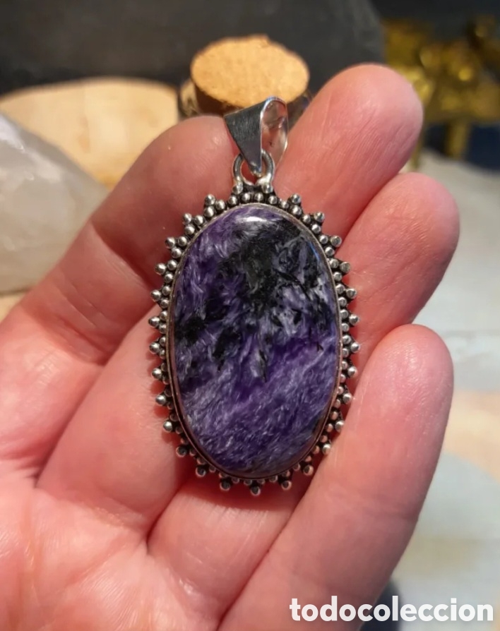 Joyeria: Colgante de Charoita, Plata 925