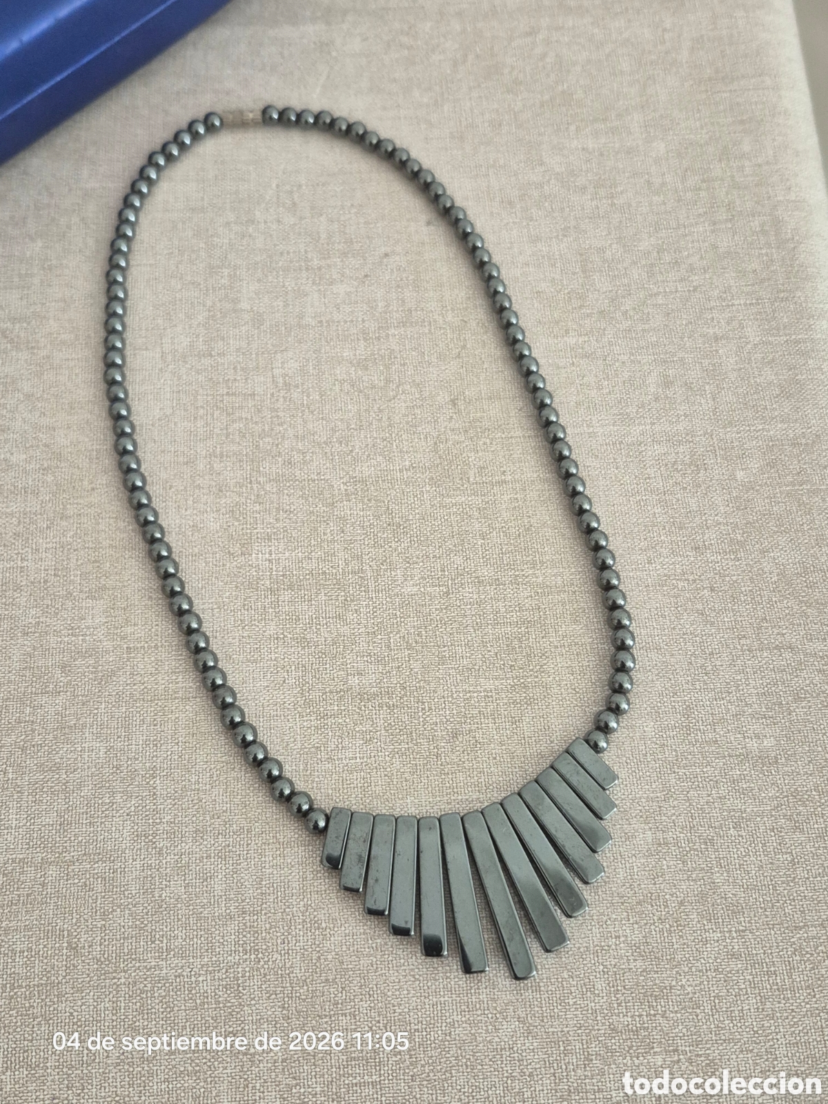 Joyeria: PRECIOSO COLLAR DE HEMATITES. REF S3 ANTIK 030926 - Foto 2