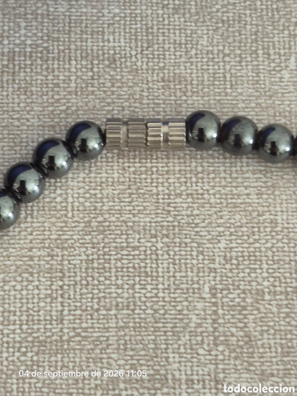Joyeria: PRECIOSO COLLAR DE HEMATITES. REF S3 ANTIK 030926 - Foto 4