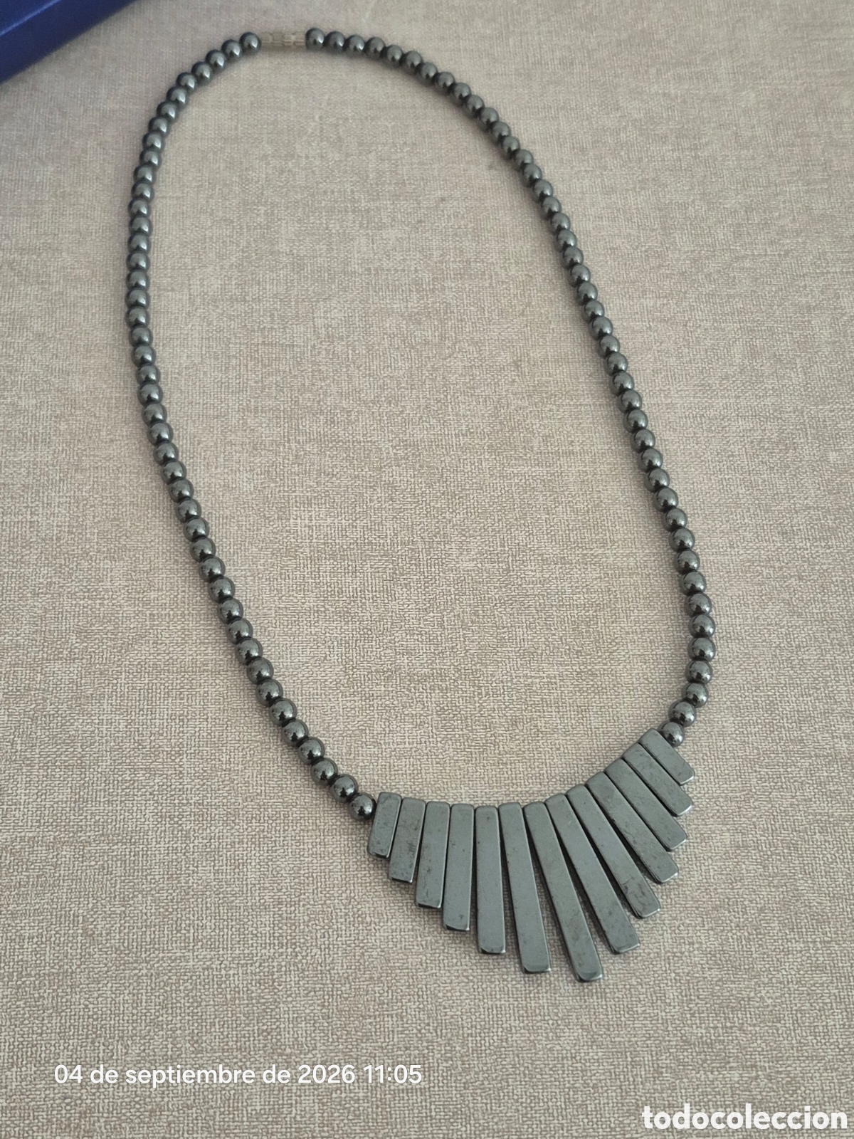 Joyeria: PRECIOSO COLLAR DE HEMATITES. REF S3 ANTIK 030926 - Foto 5