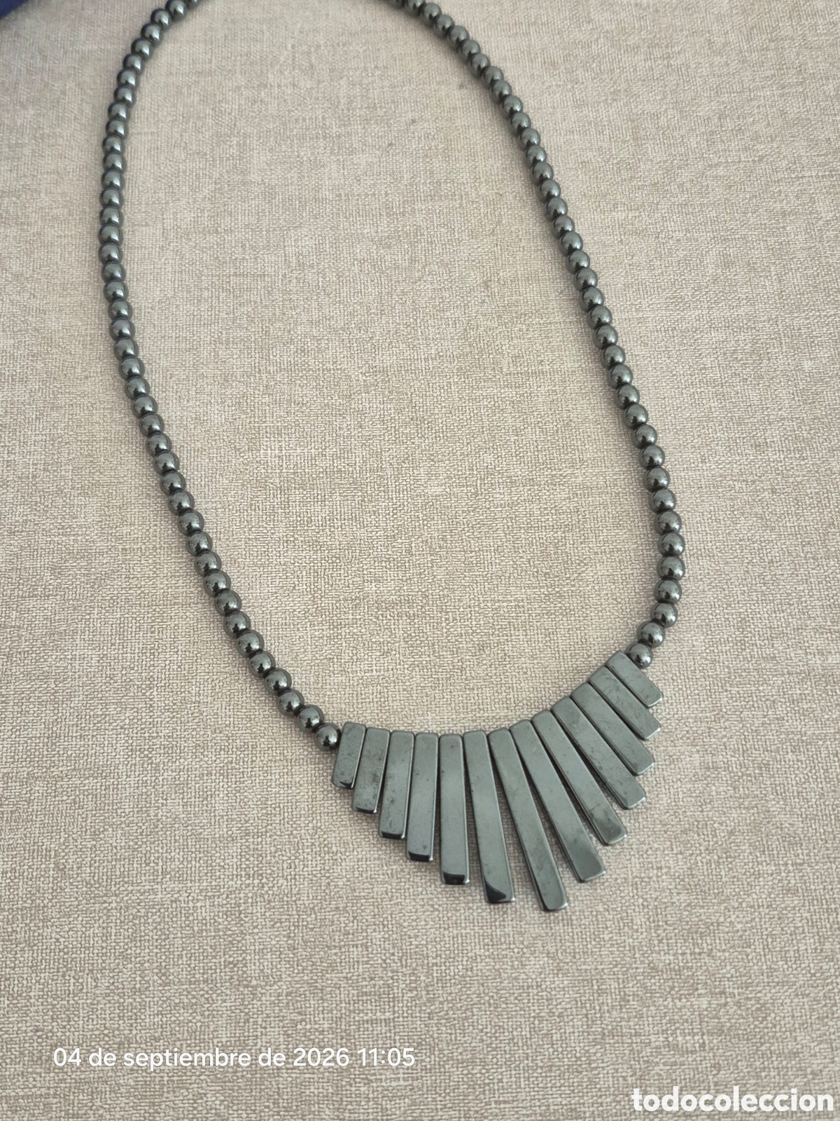 Joyeria: PRECIOSO COLLAR DE HEMATITES. REF S3 ANTIK 030926