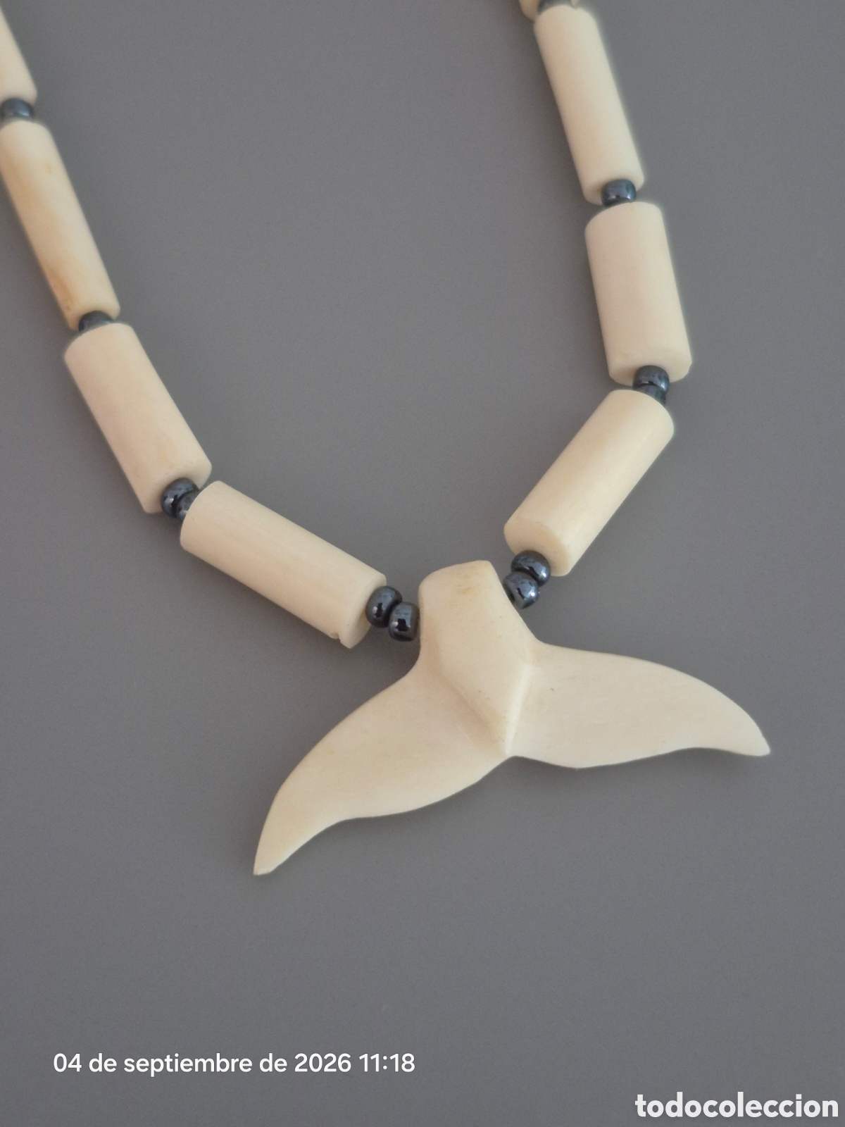 Joyeria: EXCLUSIVO COLLAR DE HUESO O SIMILAR. REF S6 ANTIK 030926
