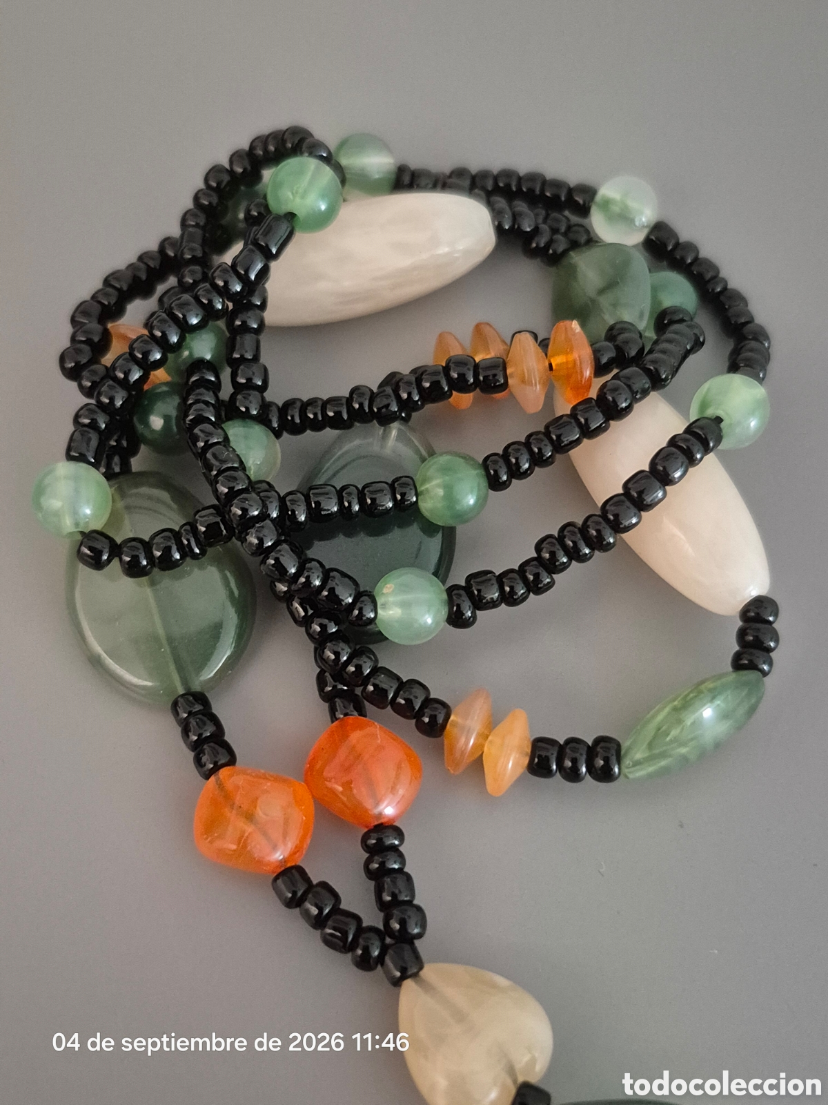 Joyeria: ESPECTACULAR COLLAR DE PIEDRAS SEMIPRECIOSAS. REF S3 ANTIK 030926