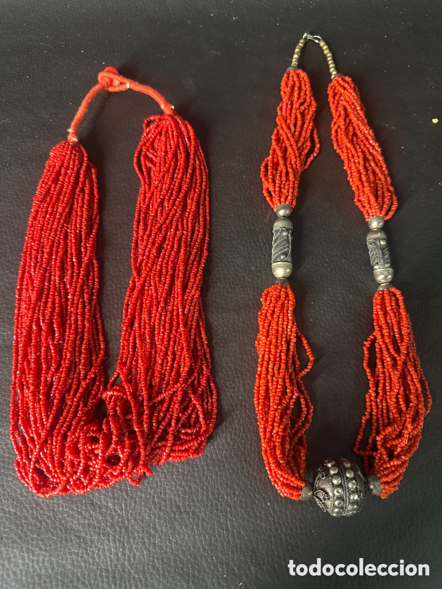 Joyeria: PAREJA DE COLLARES ETNICOS. PLATA