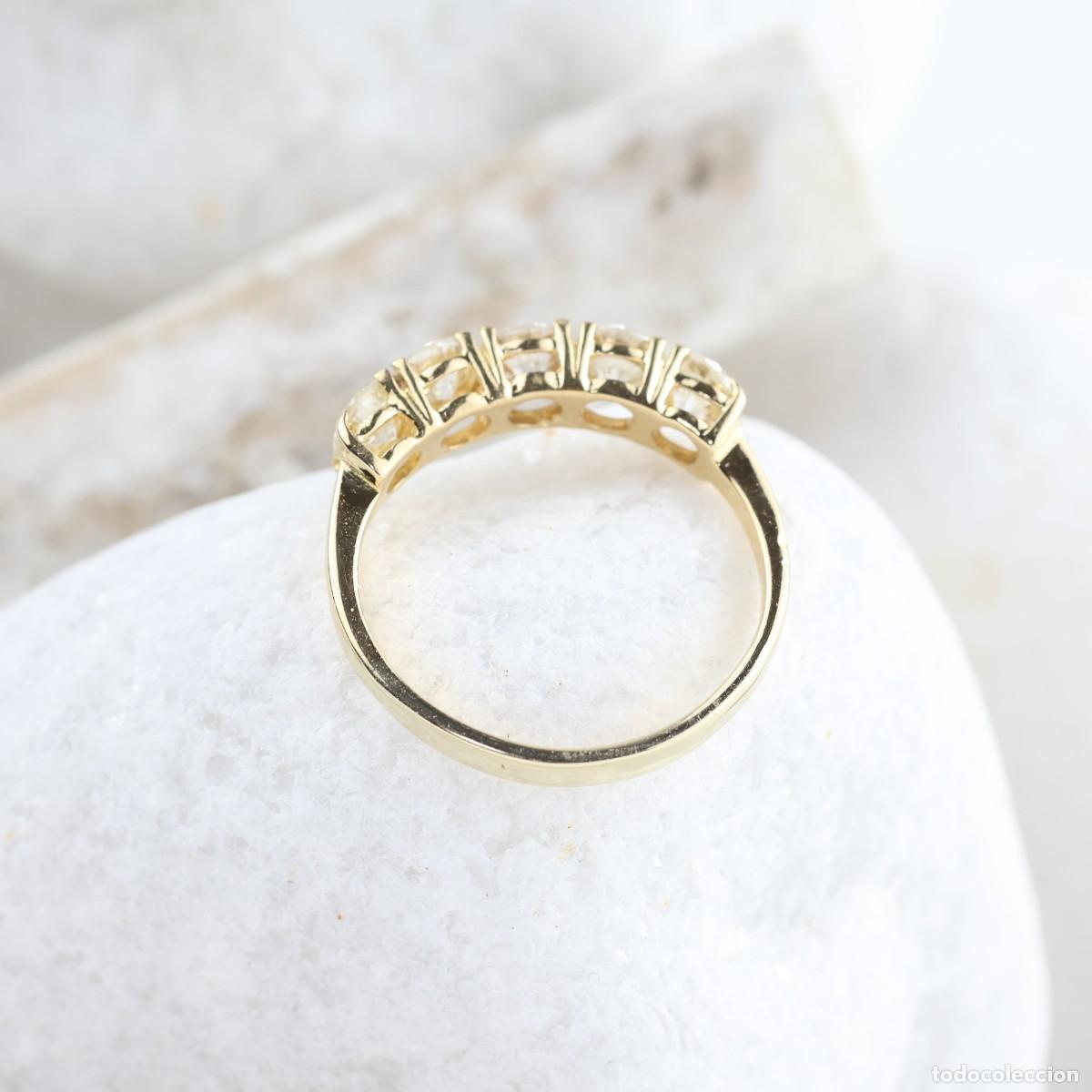 Joyeria: Anillo Cinquillo Diamantes y Oro18K - Foto 8