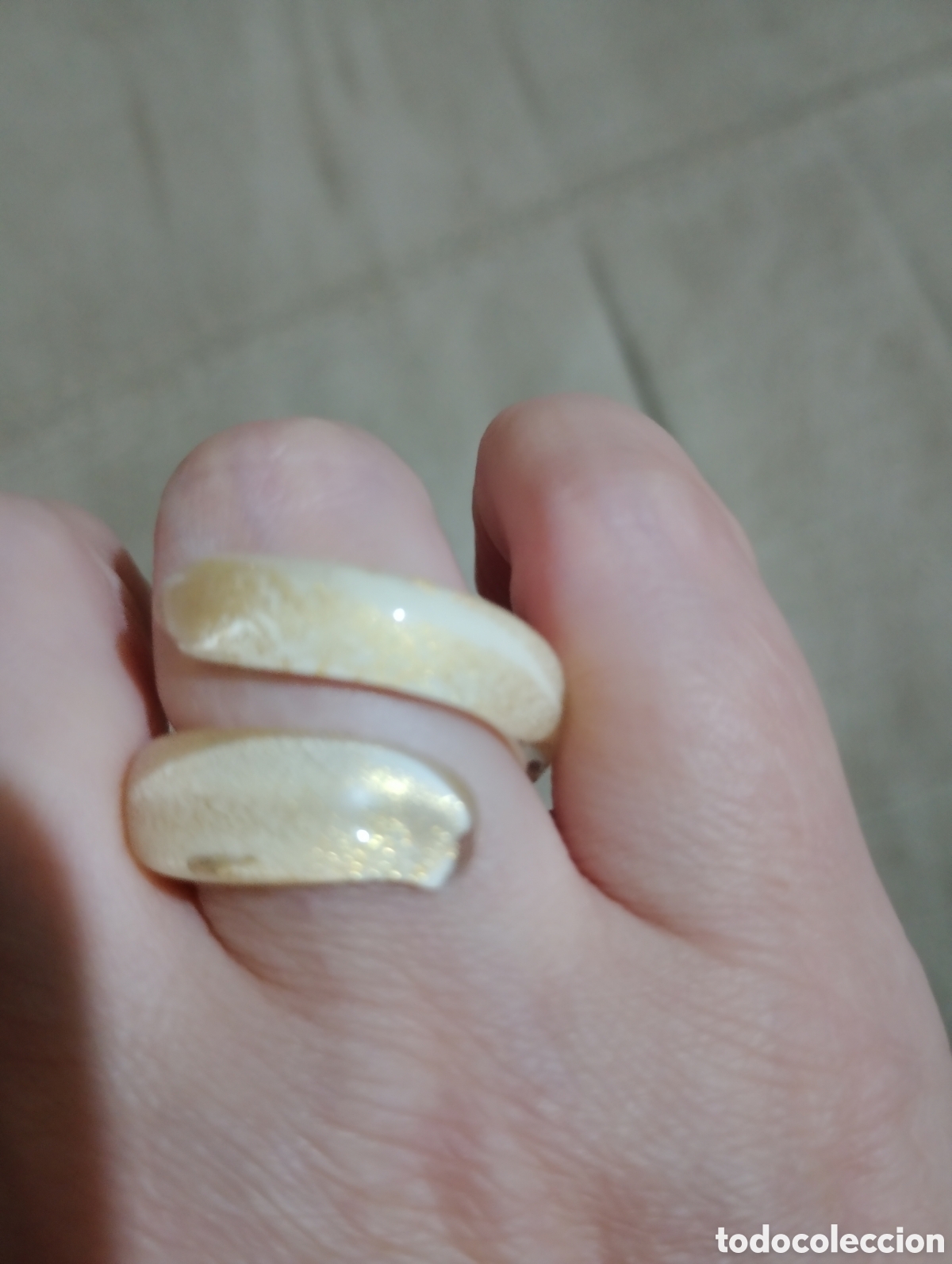 Joyeria: Anillo cristal Murano talla L