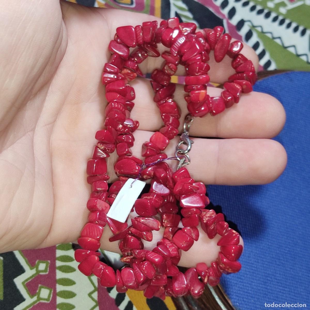 Joyeria: Pulsera de 3 hilos de coral rojo. *T* - Foto 9