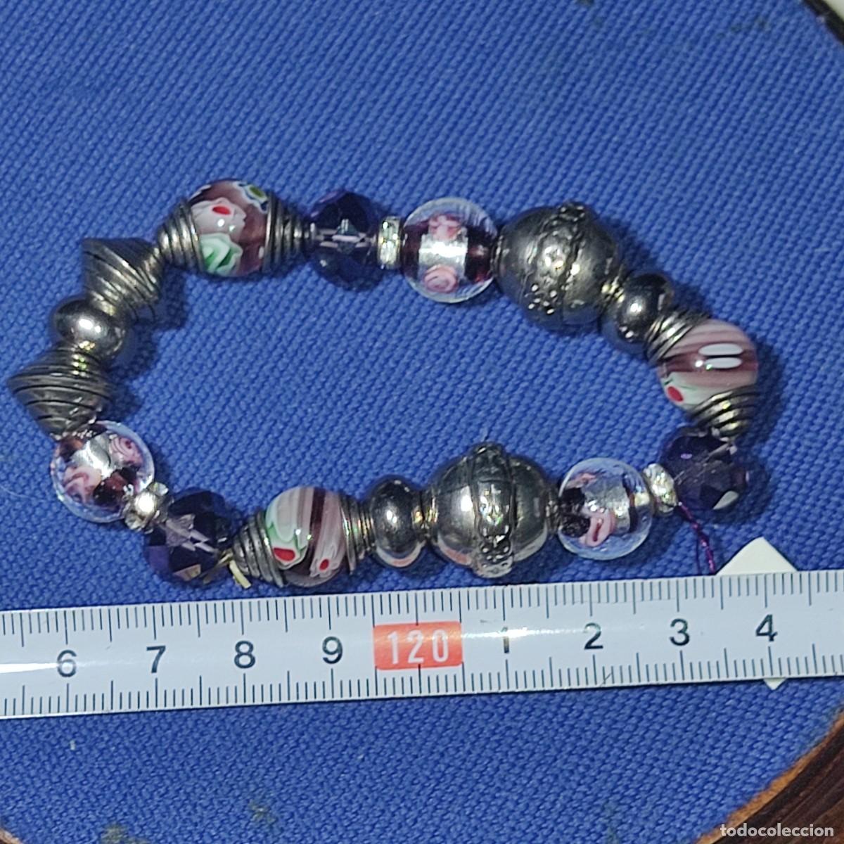Joyeria: Pulsera de cristal de murano y abalorios.*V* - Foto 4