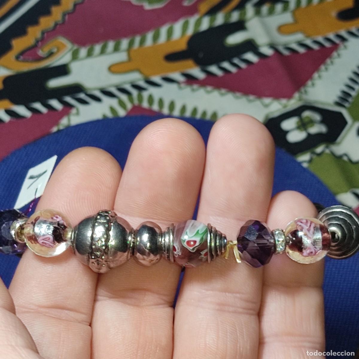 Joyeria: Pulsera de cristal de murano y abalorios.*V* - Foto 5