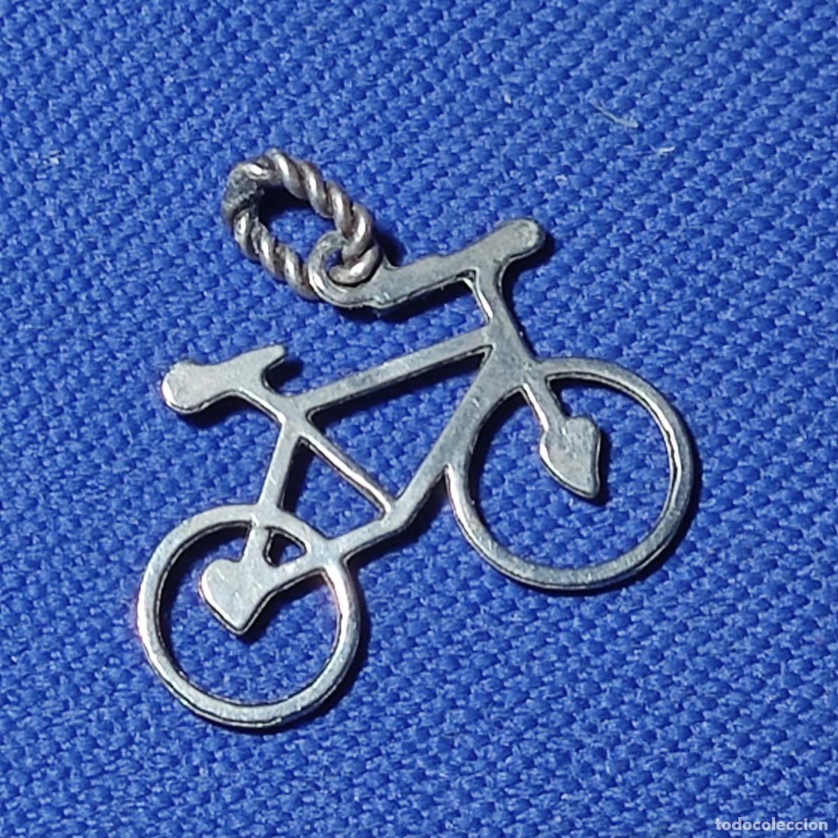 Joyeria: Colgante bicicleta de carreras.Vintage.