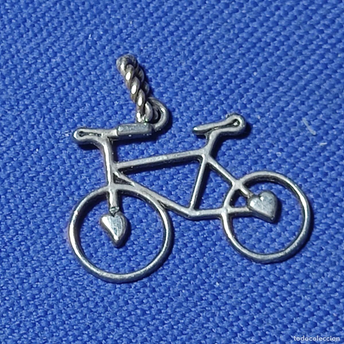 Joyeria: Colgante bicicleta de carreras.Vintage. - Foto 3